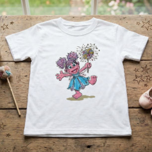 Sesame Street Abby Cadabby Retro Kunst T-Shirt