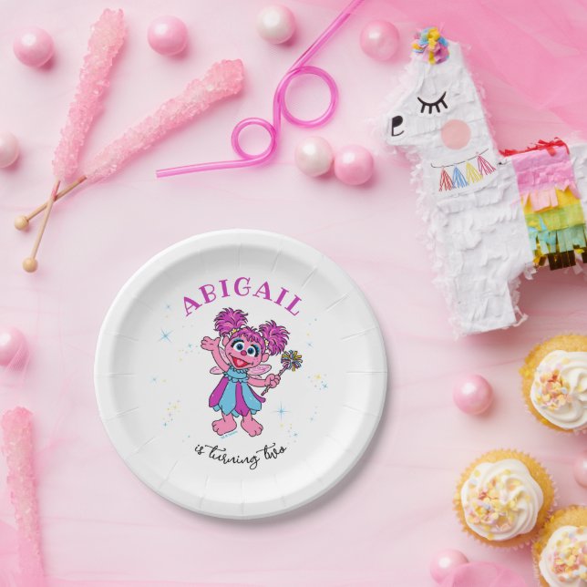Sesame Street Abby Cadabby Sparkles Birthday Pappteller (Party)