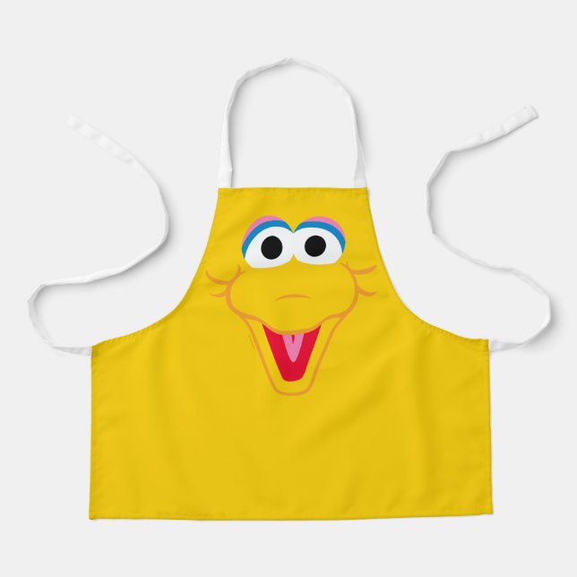 Sesame Street Big Bird Face Schürze (Vorderseite)