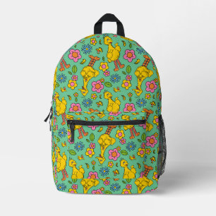Sesame Street   Big Bird & Little Bird Muster Bedruckter Rucksack