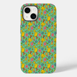Sesame Street Big Bird & Little Bird Muster iPhone 14 Hülle