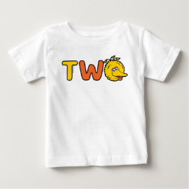 Sesame Street Big Bird zum zweiten Geburtstag Baby T-shirt