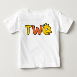 Sesame Street Big Bird zum zweiten Geburtstag Baby T-shirt