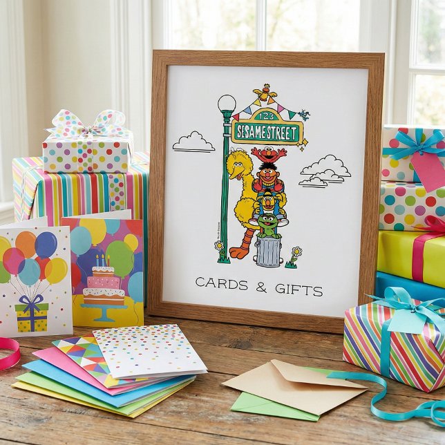 Sesame Street Characters & Street Sign Poster (Von Creator hochgeladen)