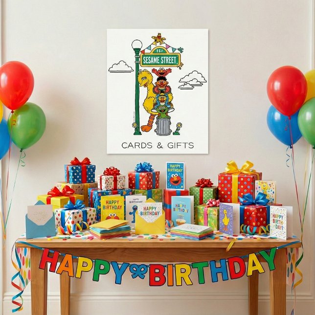 Sesame Street Characters & Street Sign Poster (Von Creator hochgeladen)