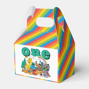Sesame Street Charaktere & Straßenzeichen Geburtst Geschenkschachtel