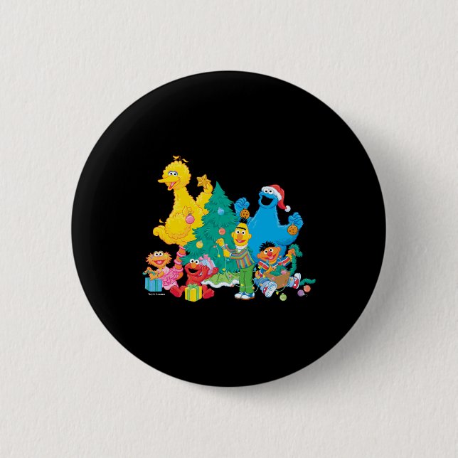 Sesame Street Christmas Pals  Button (Vorderseite)