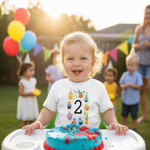 Sesame Street Confetti Birthday Baby T-shirt