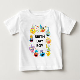 Sesame Street Confetti Birthday Boy Baby T-shirt