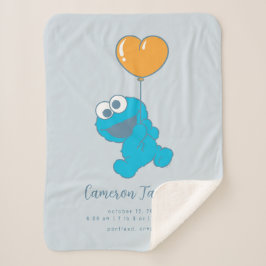 Sesame Street Cookie Monster Baby Birth Stats Sherpadecke