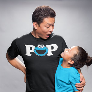 Sesame Street Cookie Monster - Geburtstags-Pop T-S T-Shirt