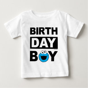 Sesame Street   Cookie Monster - Geburtstagsjunge Baby T-shirt