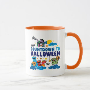 Sesame Street Countdown bis Halloween Tasse