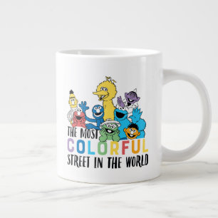 Sesame Street   Die bunteste Straße Jumbo-Tasse
