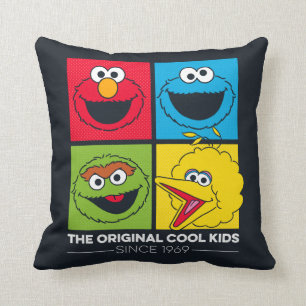 Sesame Street   Die Original-Cool-Kids Kissen