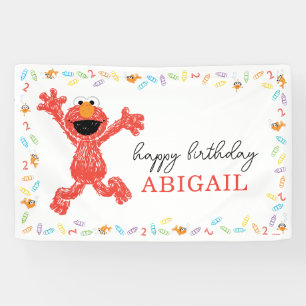 Sesame Street Elmo Birthday Crayon Banner