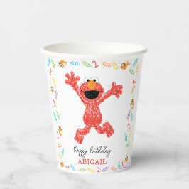 Sesame Street Elmo | Birthday Crayon Pappbecher