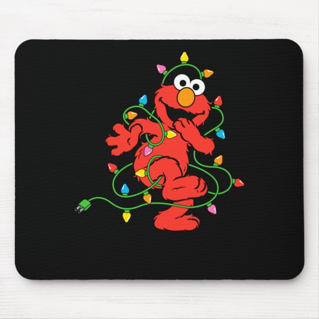 Sesame Street Elmo Christmas Lights Baby  Mousepad (Vorne)