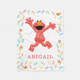 Sesame Street Elmo | Crayon Birthday Fleecedecke