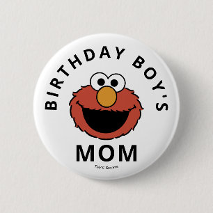 Sesame Street   Elmo - Erster Geburtstag-Button Button
