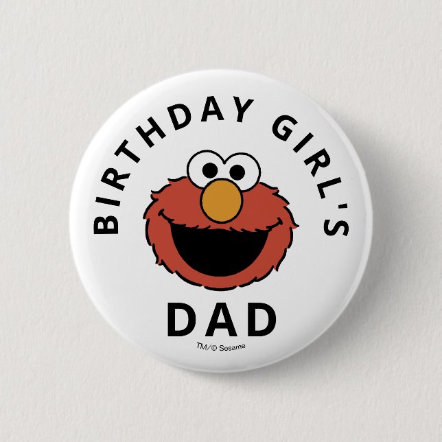 Sesame Street | Elmo - Erster Geburtstag-Button Button (Vorderseite)
