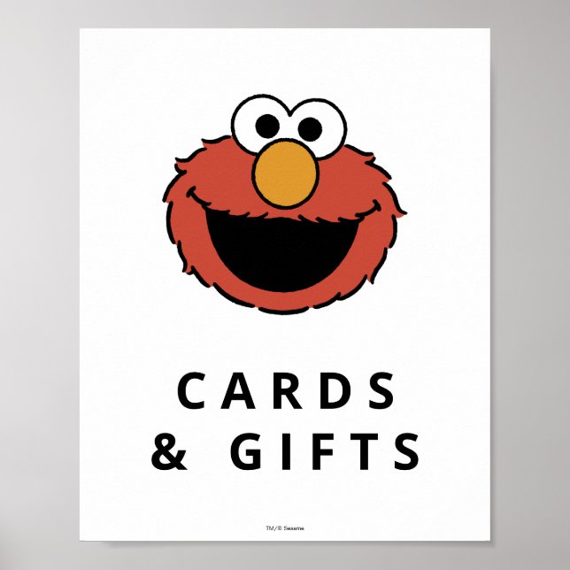 Sesame Street | Elmo - Erstes Geburtstagsposter Poster (Vorne)