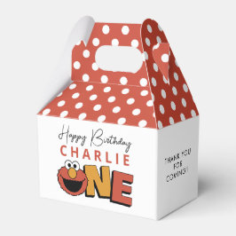 Sesame Street | Elmo - First Birthday Favor Boxes Geschenkschachtel