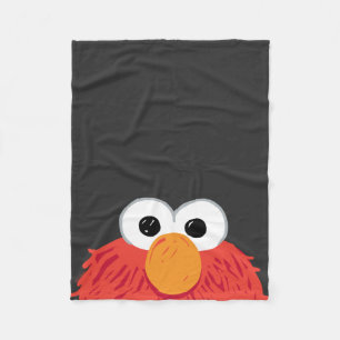 Sesame Street Elmo großes Gesicht Fleecedecke