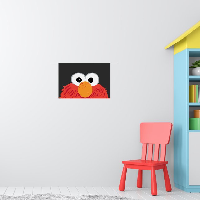 Sesame Street | Elmo großes Gesicht Poster (Kinderzimmer 1)