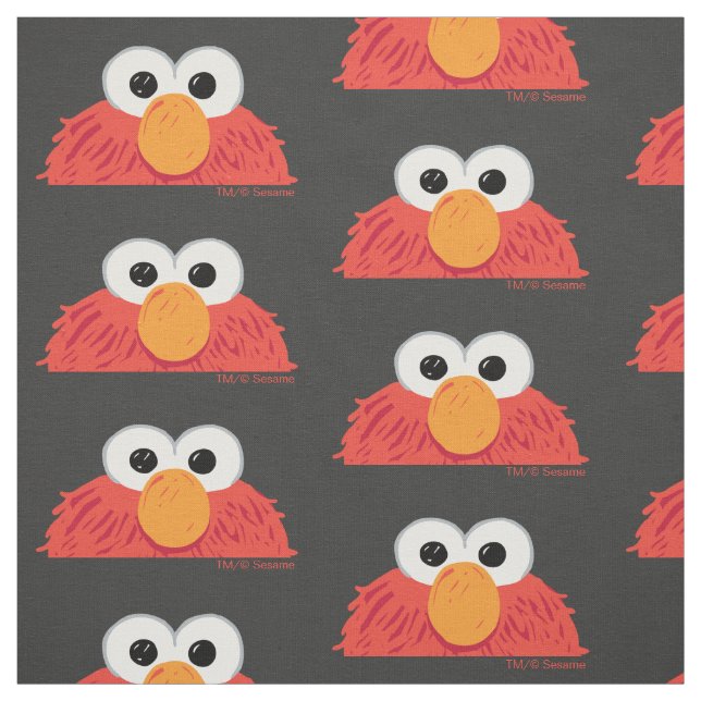 Sesame Street | Elmo großes Gesicht Stoff (Muster)