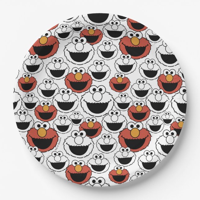 Sesame Street | Elmo - Pappteller zum ersten Gebur (Vorderseite)