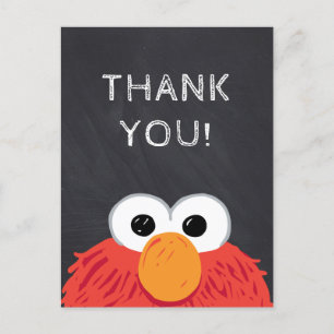 Sesame Street Elmo Tafel Geburtstag Postkarte