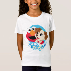 Sesame Street Elmo & Tango Abzeichen T-Shirt