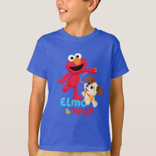Sesame Street Elmo & Tango laufen T-Shirt