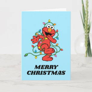 Sesame Street   Elmo Weihnachtsbeleuchtung Karte