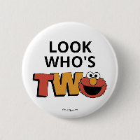 Sesame Street | Elmo - Zweiter Geburtstag-Button