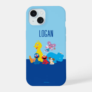 Sesame Street Farbige Sesame Street Freunde iPhone 15 Hülle