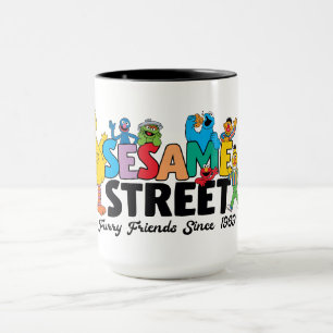 Sesame Street   Fellige Freunde seit 1969 Tasse