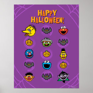 Sesame Street Freunde - Frohes Halloween! Poster