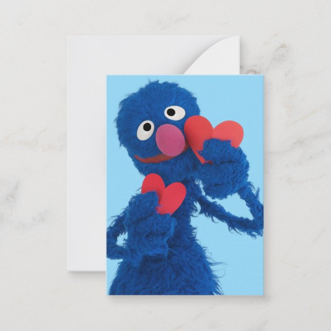 Sesame Street | Grover macht den Valentinstag Mitteilungskarte (Vorderseite)