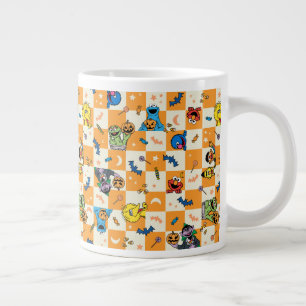 Sesame Street Halloween Karomuster Jumbo-Tasse