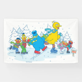 Sesame Street | Ice Skating Friends Banner
