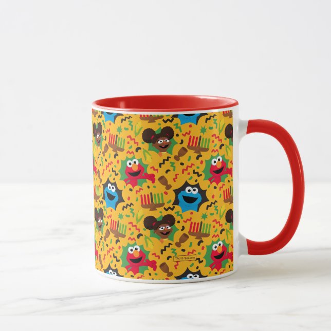 Sesame Street Kwanzaa Pattern Tasse (Rechts)