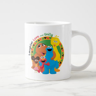 Sesame Street   Lachen, Liebe & Einheit Jumbo-Tasse