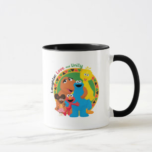 Sesame Street Lachen, Liebe & Einheit Tasse