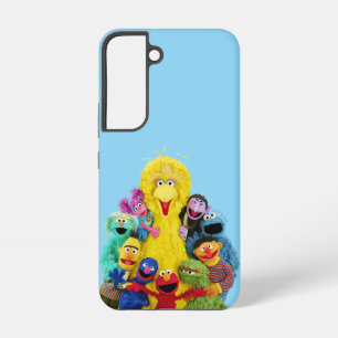 Sesame Street Lustige bunte Freunde Portrait Samsung Galaxy Hülle