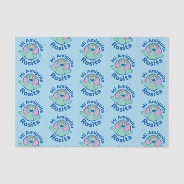 Sesame Street | Mi Amiguita Rosita Seidenpapier (Vorderseite)