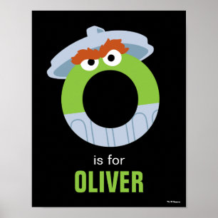 Sesame Street O ist für Oscar Poster