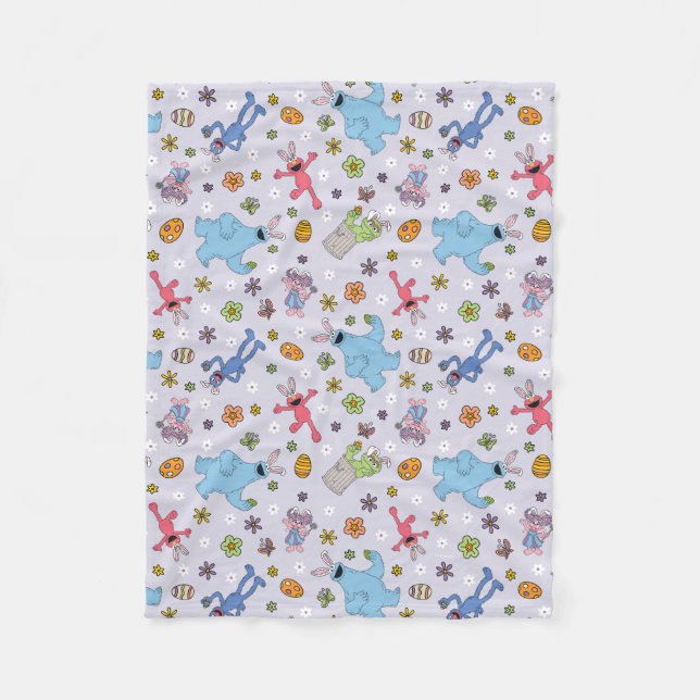 Sesame Street Oaster Bunny Pattern Fleecedecke (Vorderseite)