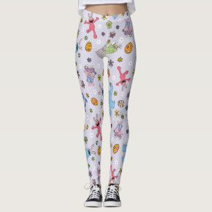 Sesame Street Oaster Bunny Pattern Leggings